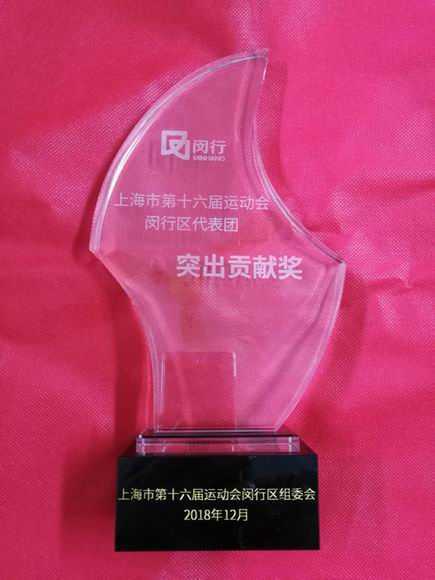 2018.12七宝中学----荣获上海市第16届运动会闵行区代表团突出贡献奖(奖杯）.jpg